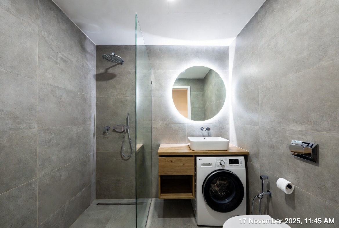 OVID studio toilet and shower 2